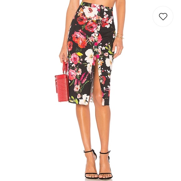 XXS Privacy Please Scarlet Skirt in Floral - Picture 2 of 5